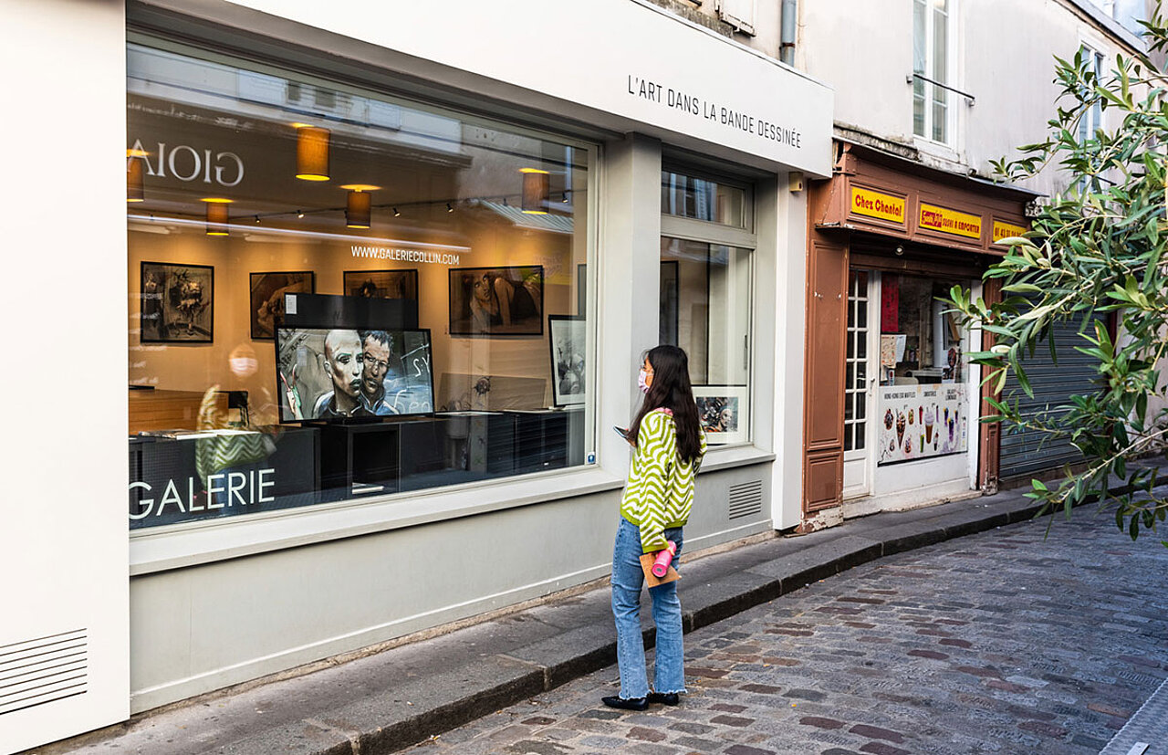 galerie collin quartier latin paris bande dessinée