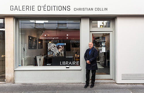 devanture galerie collin bande dessinée paris 5e