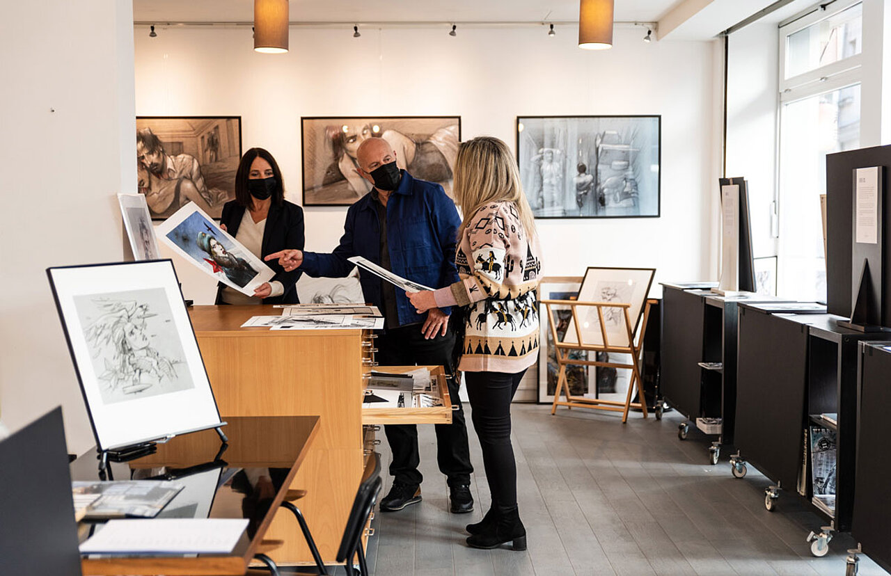 galerie collin quartier latin paris bande dessinée