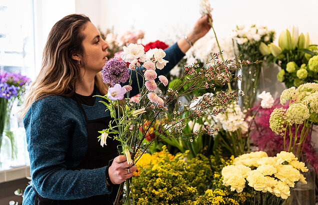 Fleur de rue - Fondatrice de la boutique de fleurs installée à Paris 20e