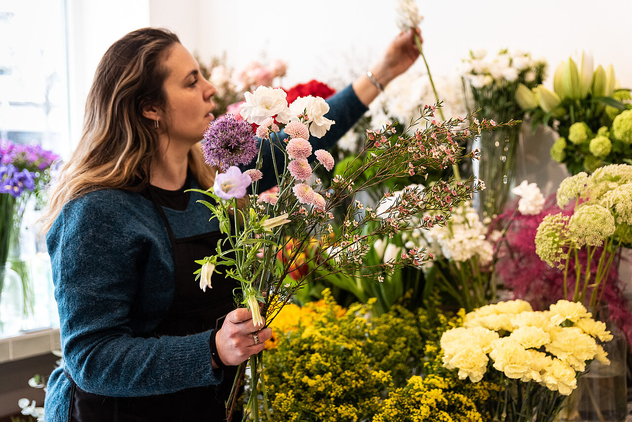 Fleur de rue - Fondatrice de la boutique de fleurs installée à Paris 20e