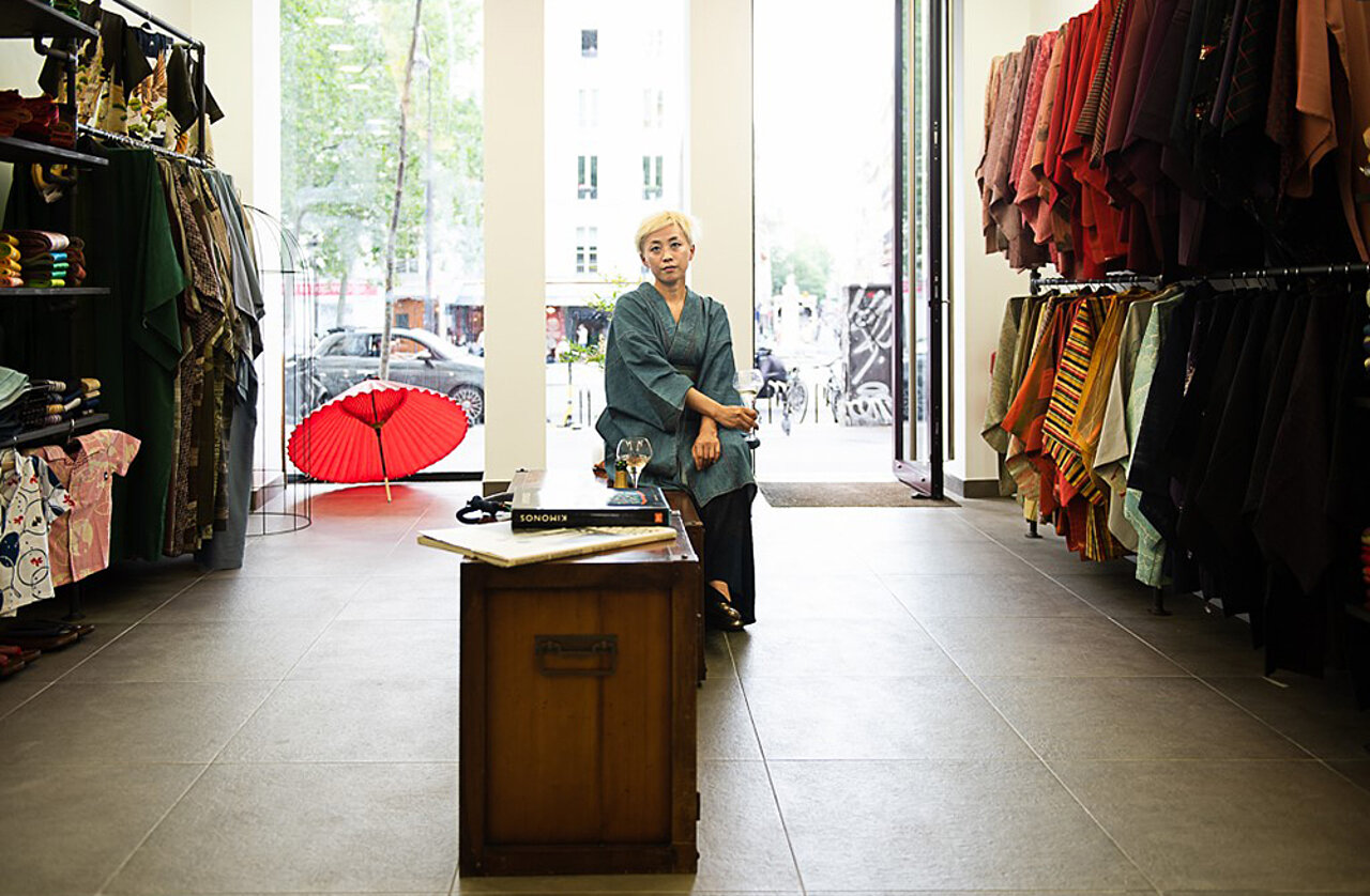 Comptoir de kimono - fondatrice boutique paris centre 