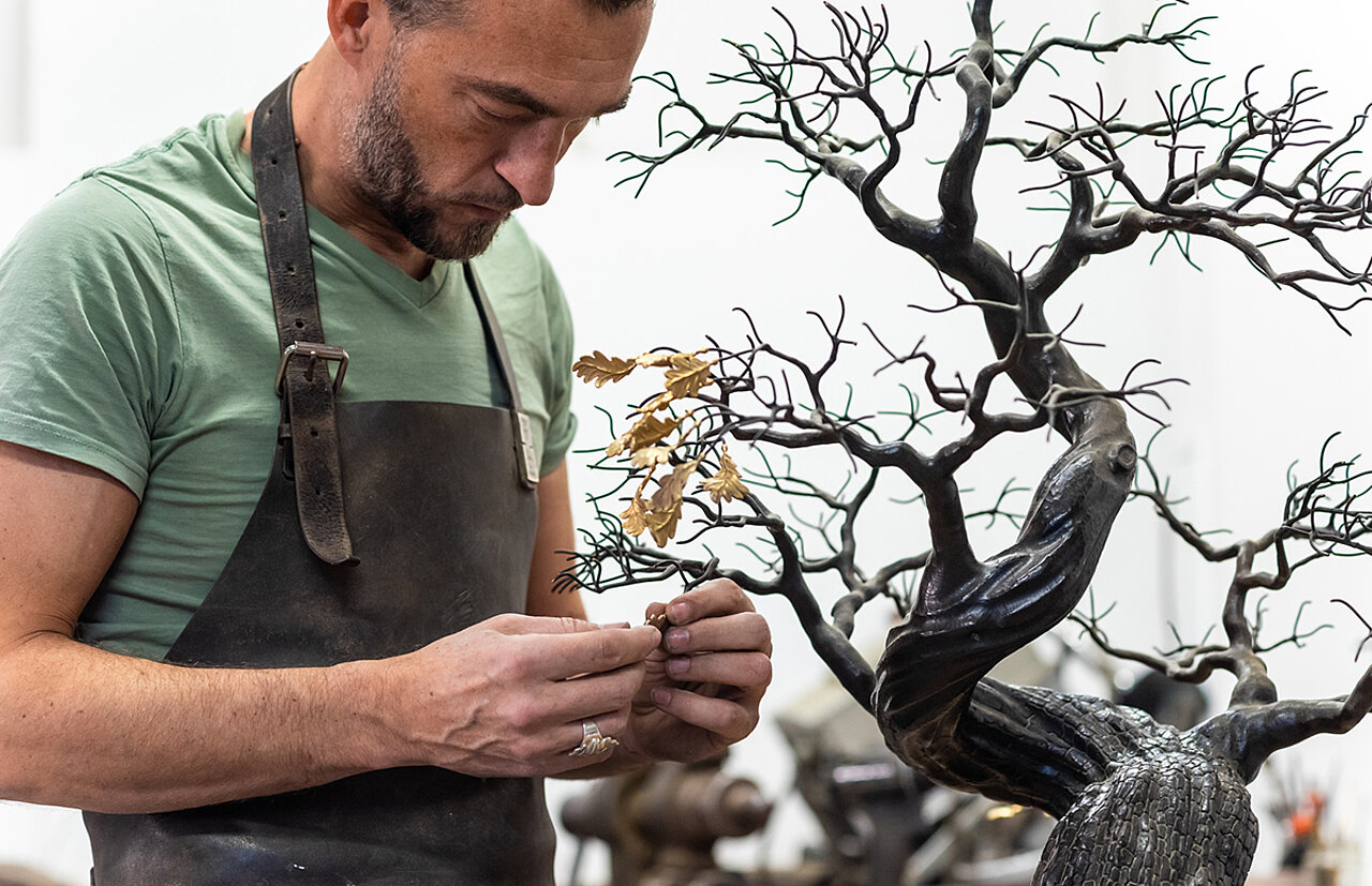 Pierre Salagnac - Artisan bonsaï en bronze Paris 11e