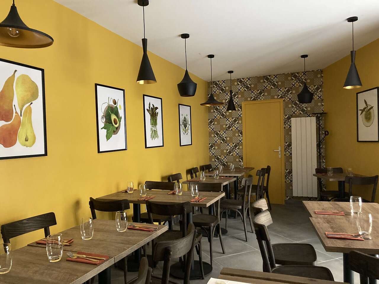 Pois Chic - Salle du restaurant installé dans le 14e arrondissement de Paris