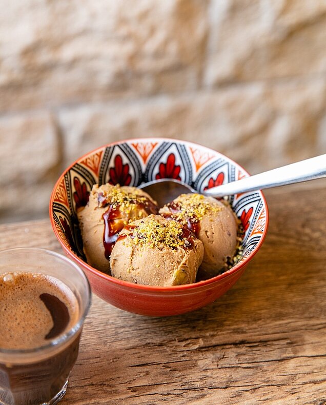 Pois Chic - Boules de glace proposées au restaurant Paris 14e