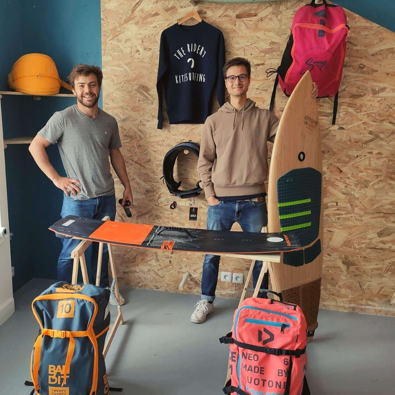 The Ridery - Fondateurs de la boutique de matériels de kitesurf Paris 17e