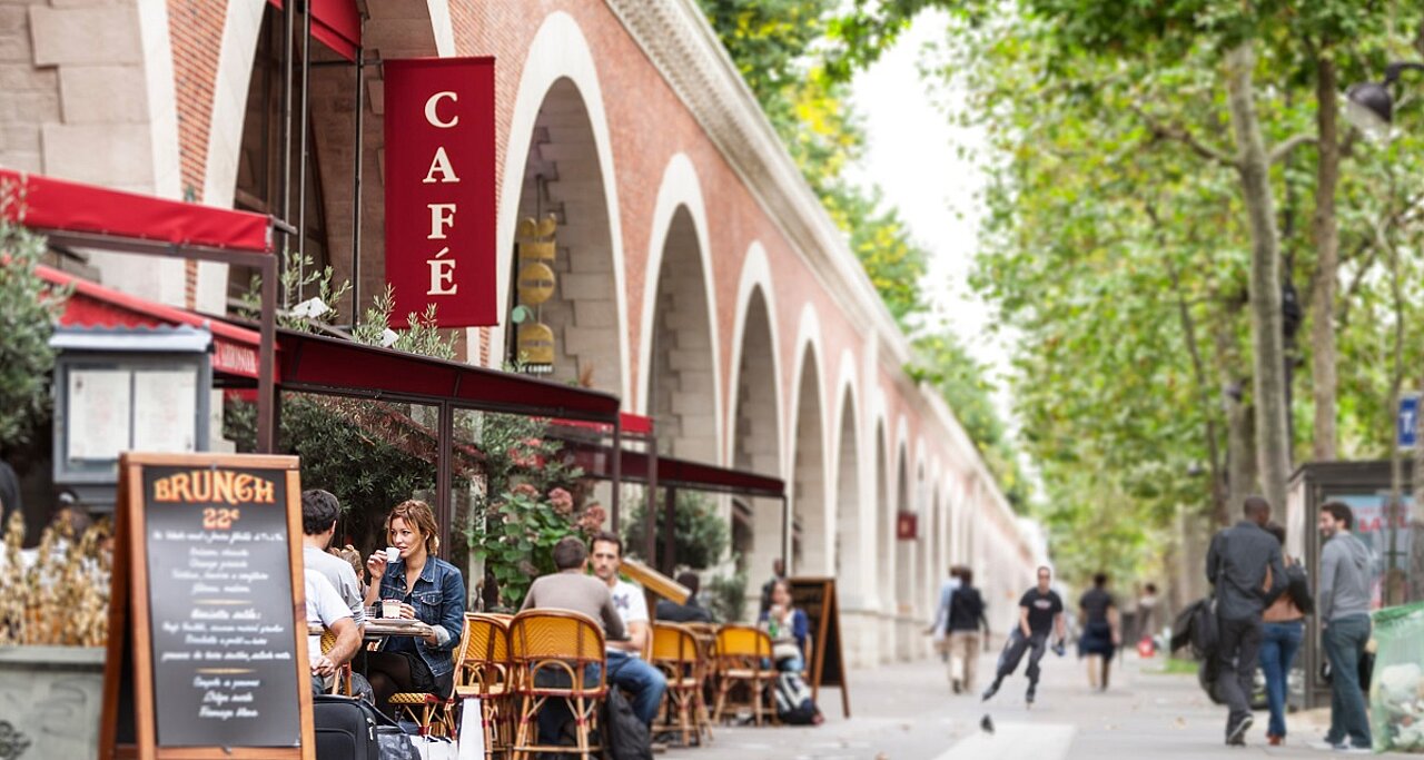 Perspective du Viaduc des arts à Paris 12e