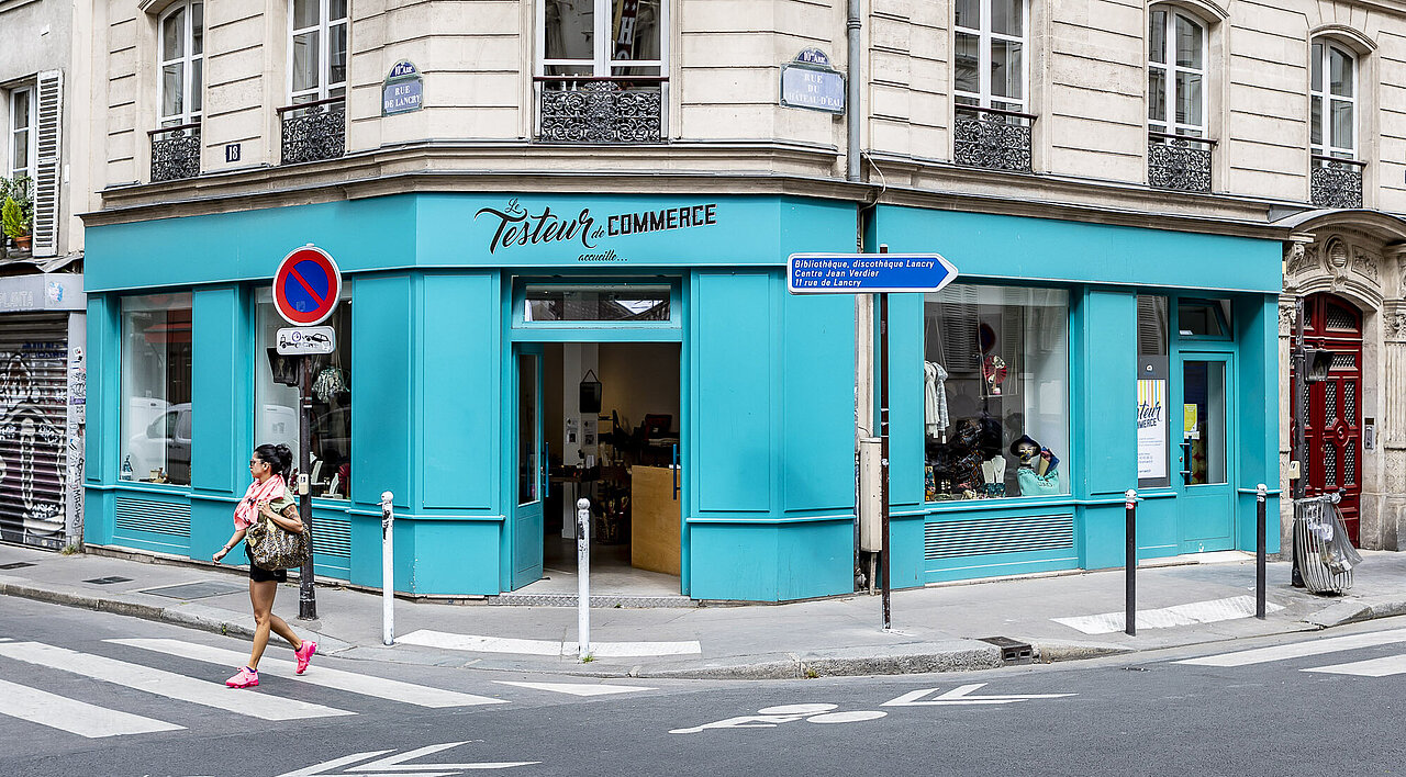 Le Testeur de commerce rue du Chateau d'Eau Paris 10e