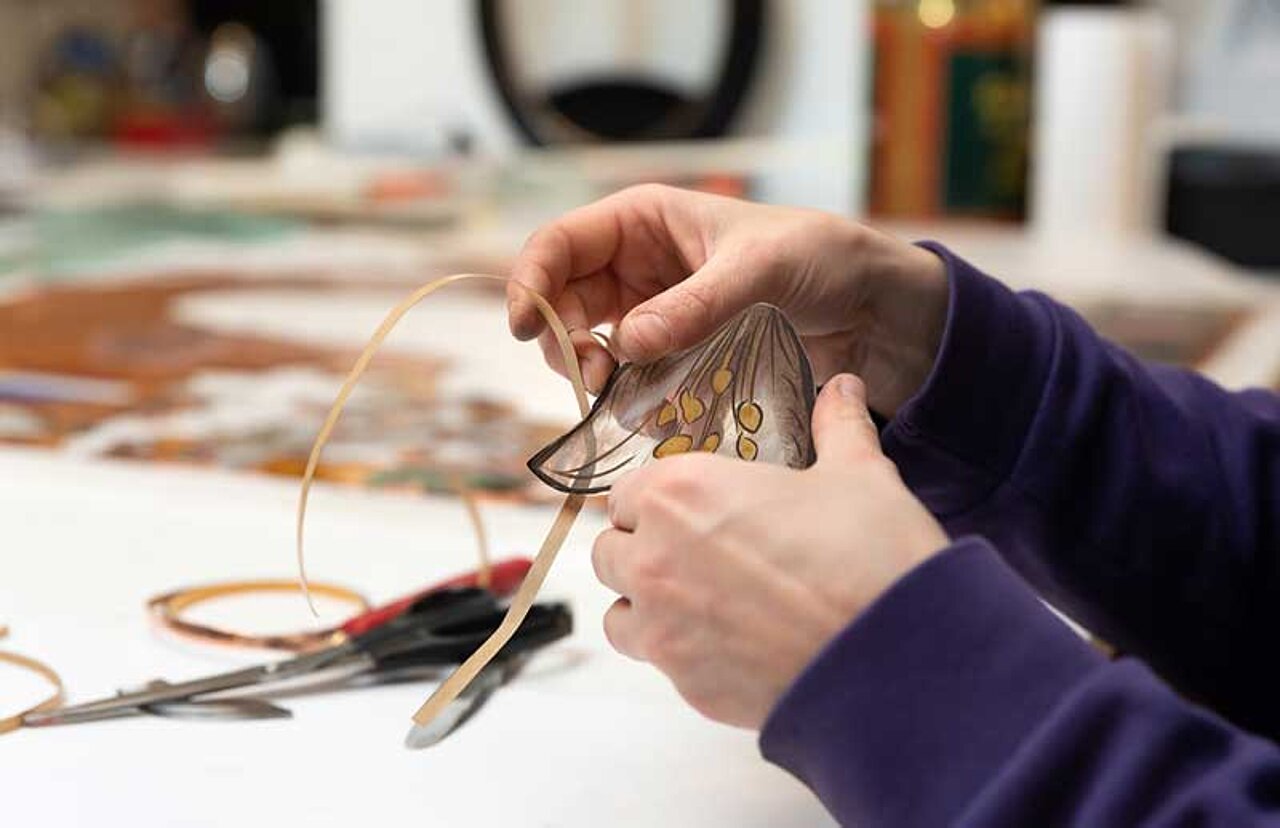 Travail vitrail Atelier au passeur de lumière paris 12e