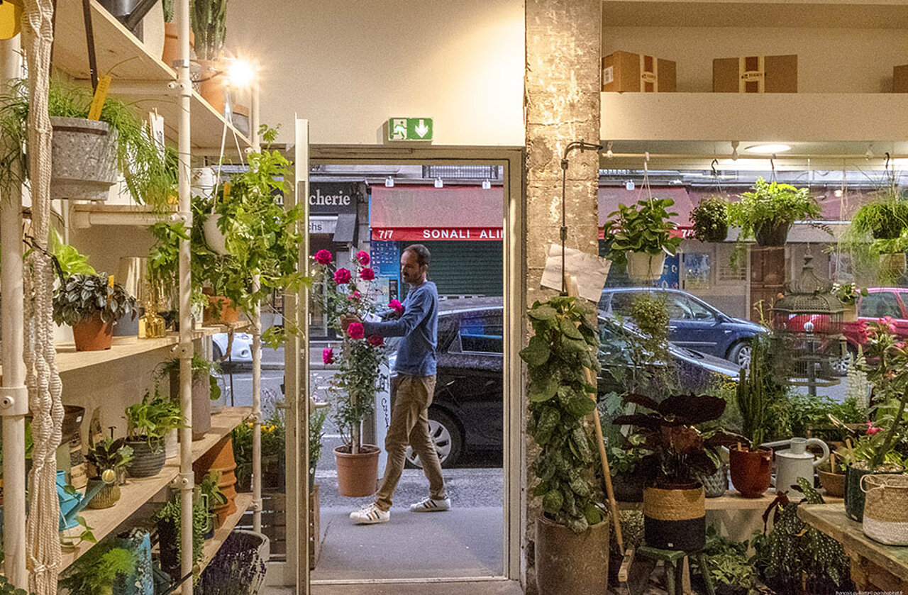 Fleuristes installés à Paris