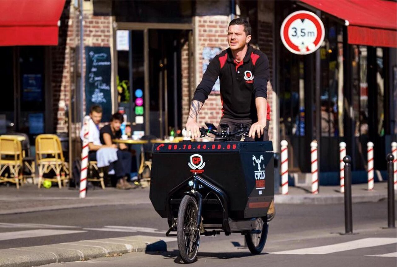 Projet de vélo cargo de Cycloplombier possible grâce au financement participatif