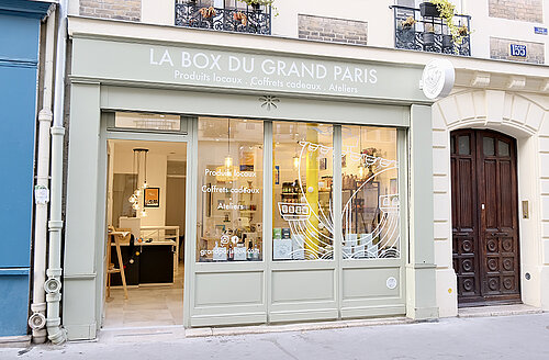 La Box du Grand Paris - Devanture de l'épicerie Paris 14e